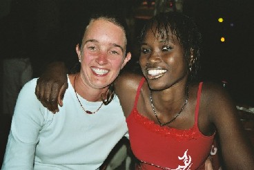 Ruth en het vriendinnetje van Jacou